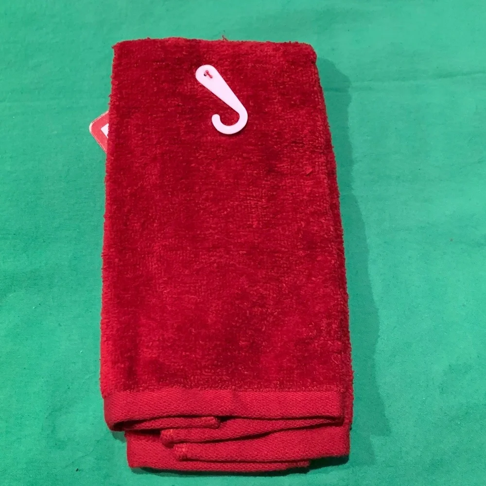 Red Christmas Bear Fingertip Towel